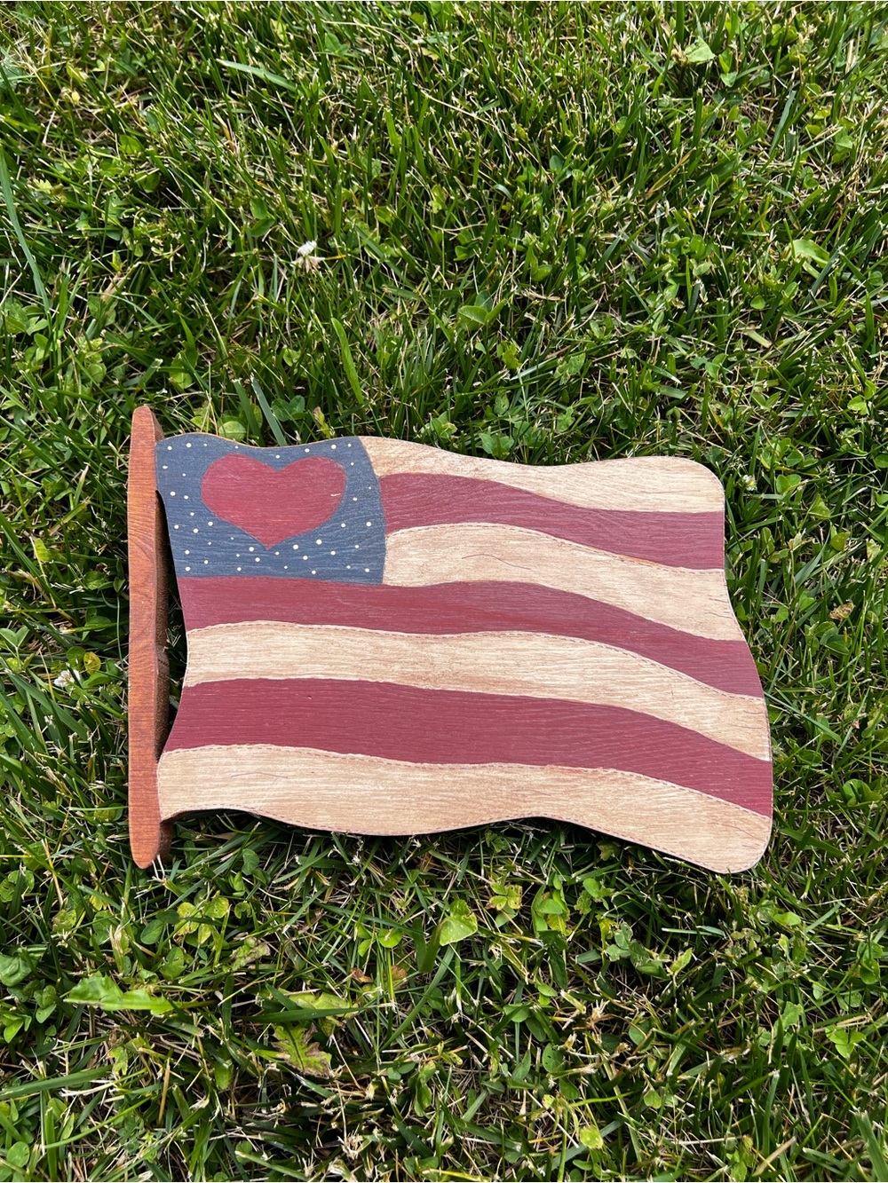 Primitive Americana Wooden Flag Wall